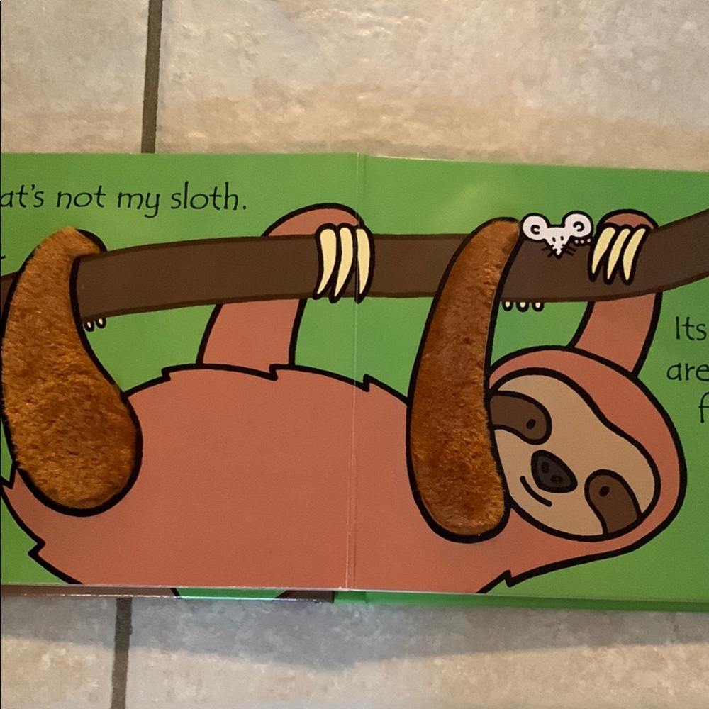 Usborne Touchy-Feely Book - That's Not My Sloth - Children’s Book - Picture 3 of 8